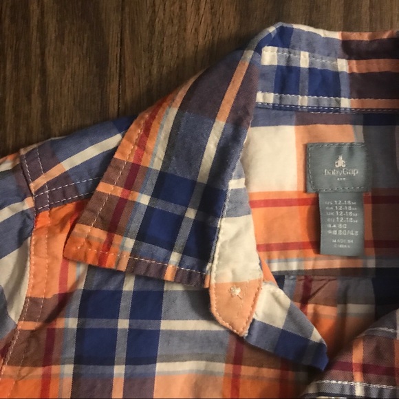 EUC Gap Plaid Button Down - Picture 2 of 3